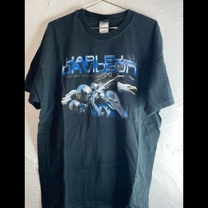 Harley Davidson Short Sleeve T-Shirt Black Sz XL